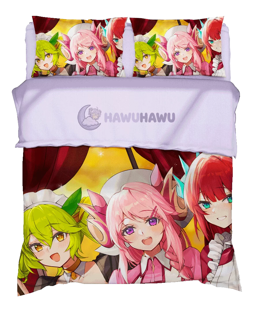Yu-Gi-Oh! Yu-Gi-Oh! Bedding Set 3-Piece HD Print - HaWuHaWu