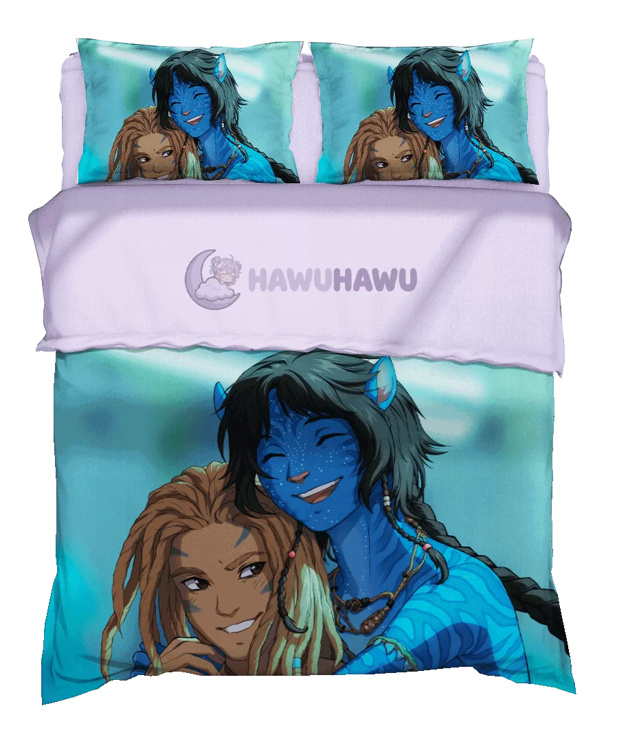 Kiri&Spider Avatar Bedding Set 4-Piece HD Print - HaWuHaWu