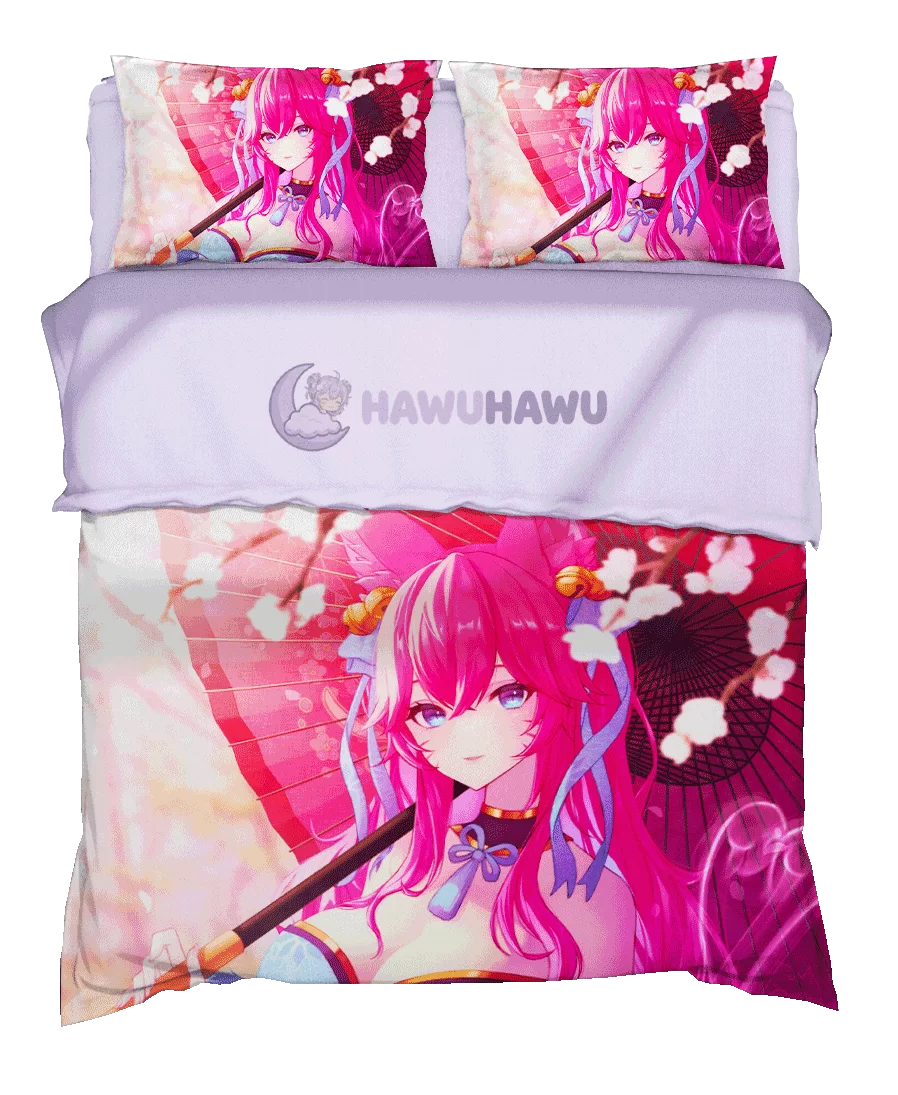 Ahri League of Legends Bedding Set 4-Piece HD Print - HaWuHaWu
