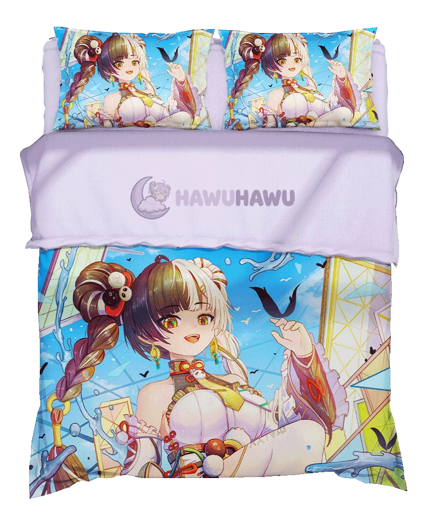 Dialyn Zenless Zone Zero Bedding Set 4-Piece HD Print - HaWuHaWu