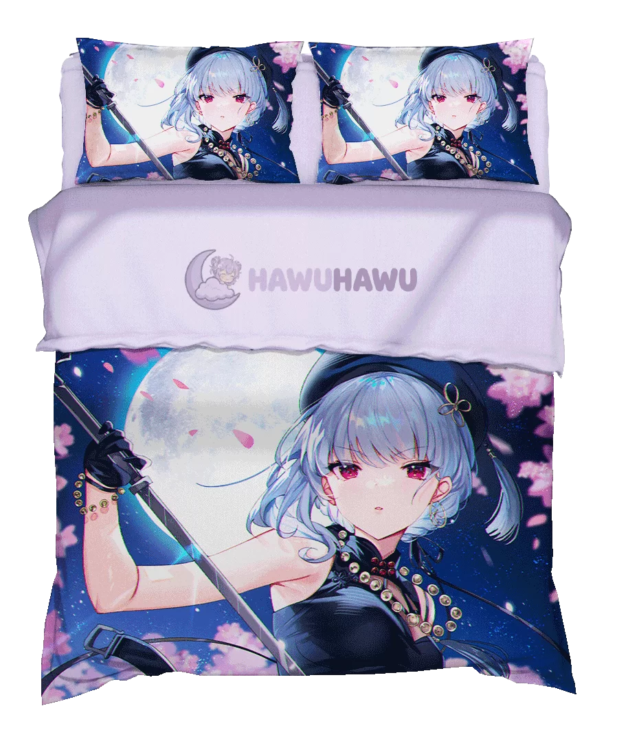 Sanhua Wuthering Waves Bedding Set 4-Piece HD Print - HaWuHaWu