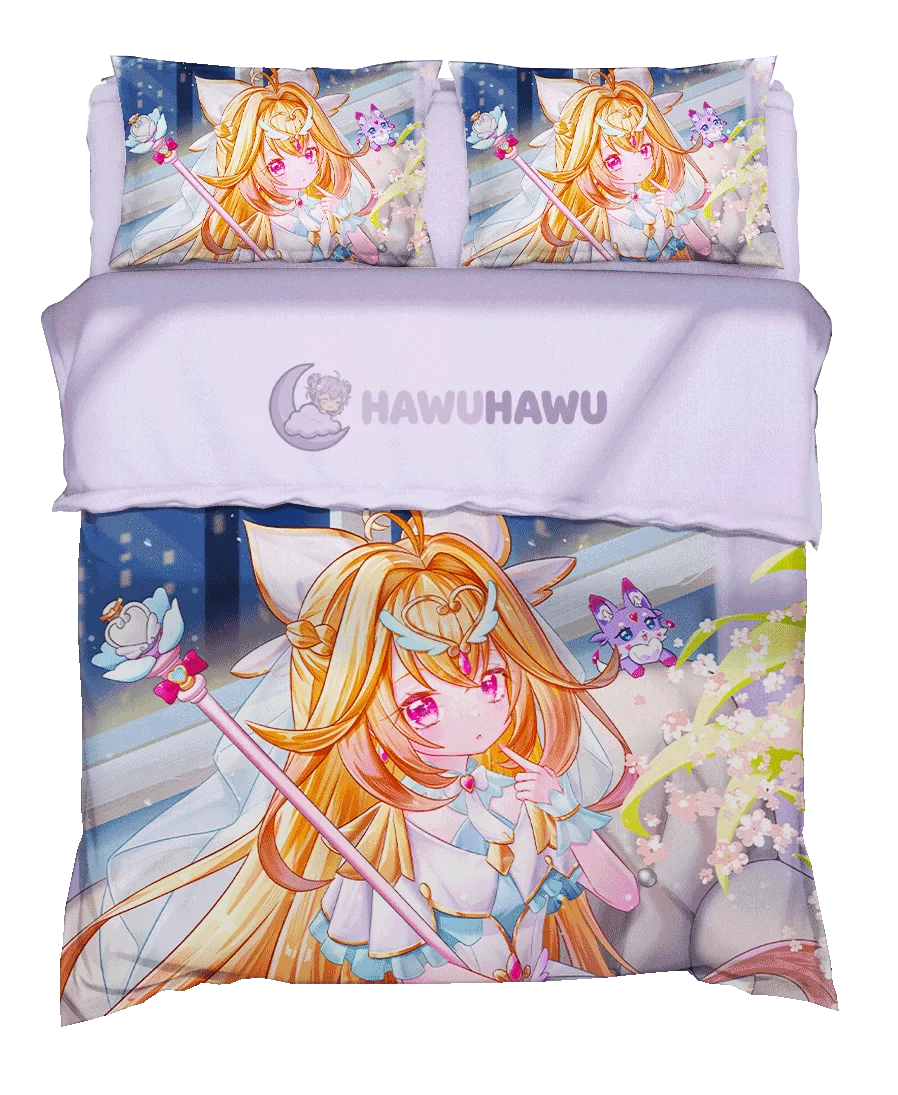 Cure Arcana Shadow Star Detective Precure! Bedding Set 4-Piece HD Print - HaWuHaWu