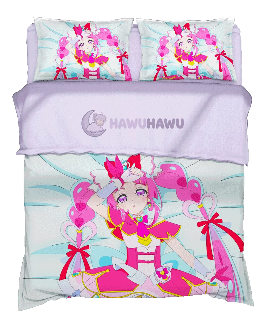 Cure Mystique Star Detective Precure! Bedding Set 4-Piece HD Print - HaWuHaWu