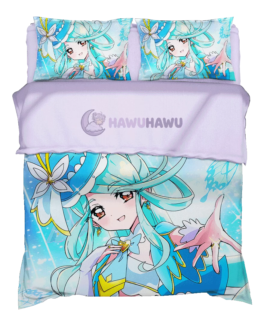 Cure Eclair Star Detective Precure! Bedding Set 4-Piece HD Print - HaWuHaWu