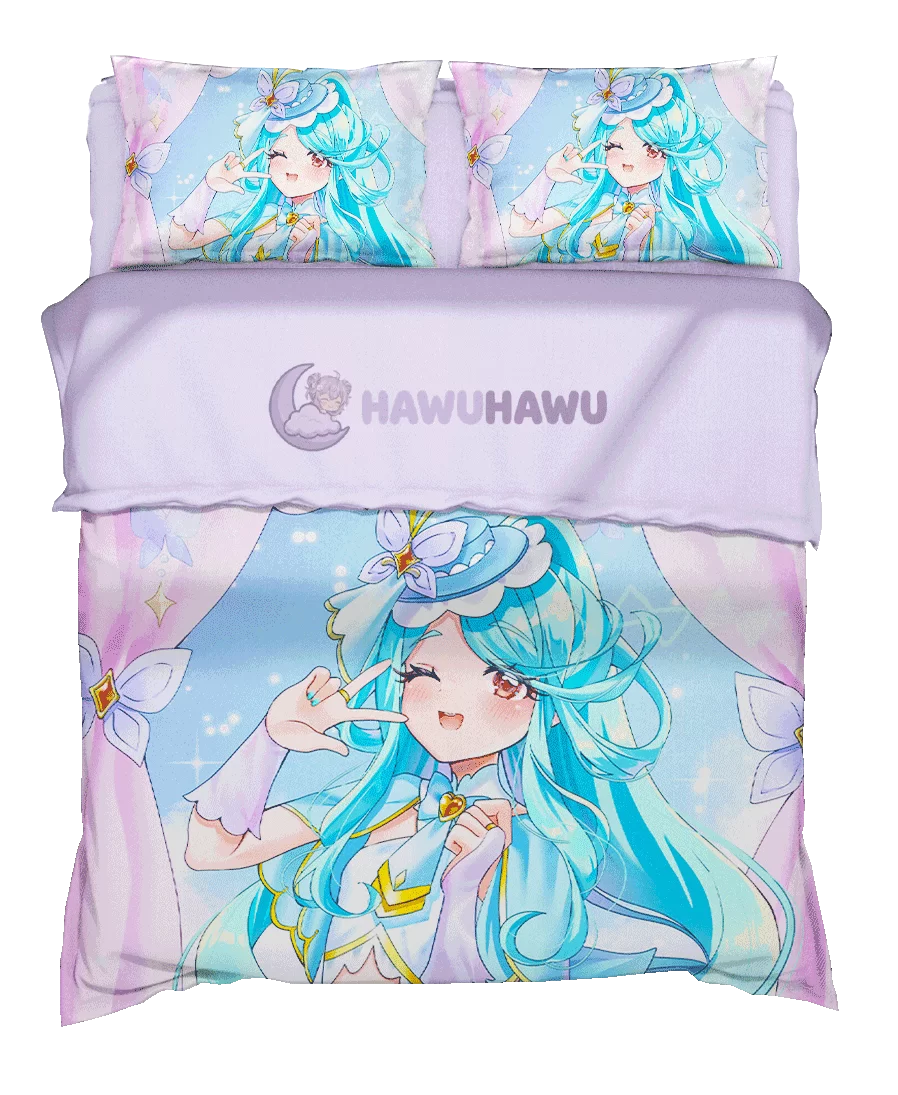 Cure Eclair Star Detective Precure! Bedding Set 4-Piece HD Print - HaWuHaWu
