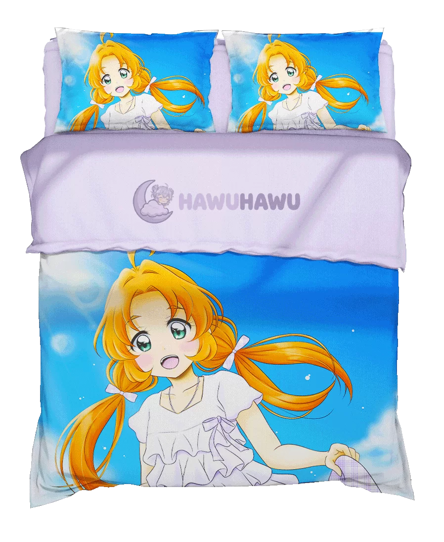 Akechi Anna Star Detective Precure! Bedding Set 4-Piece HD Print - HaWuHaWu