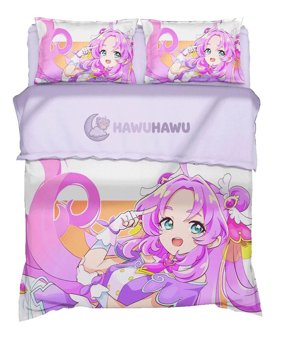 Cure Answer Star Detective Precure! Bedding Set 4-Piece HD Print - HaWuHaWu