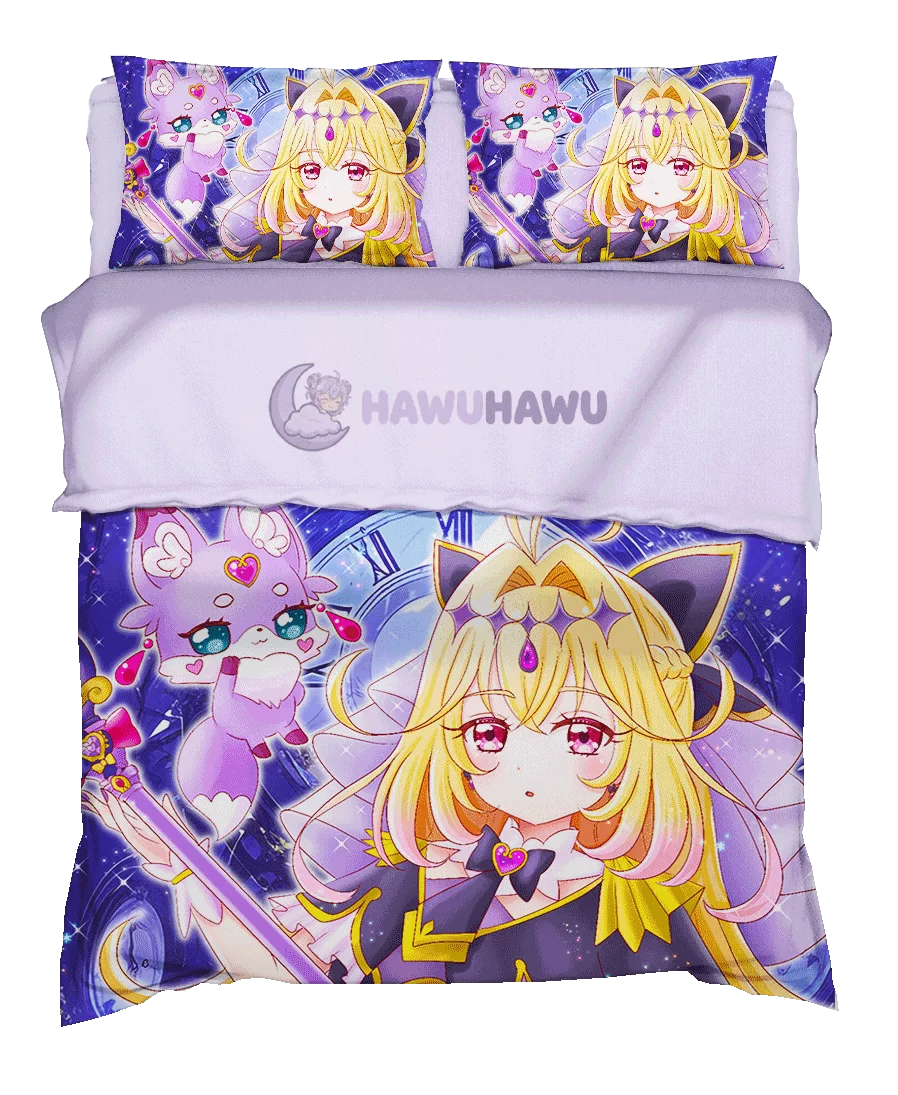 Cure Arcana Shadow Star Detective Precure! Bedding Set 4-Piece HD Print - HaWuHaWu