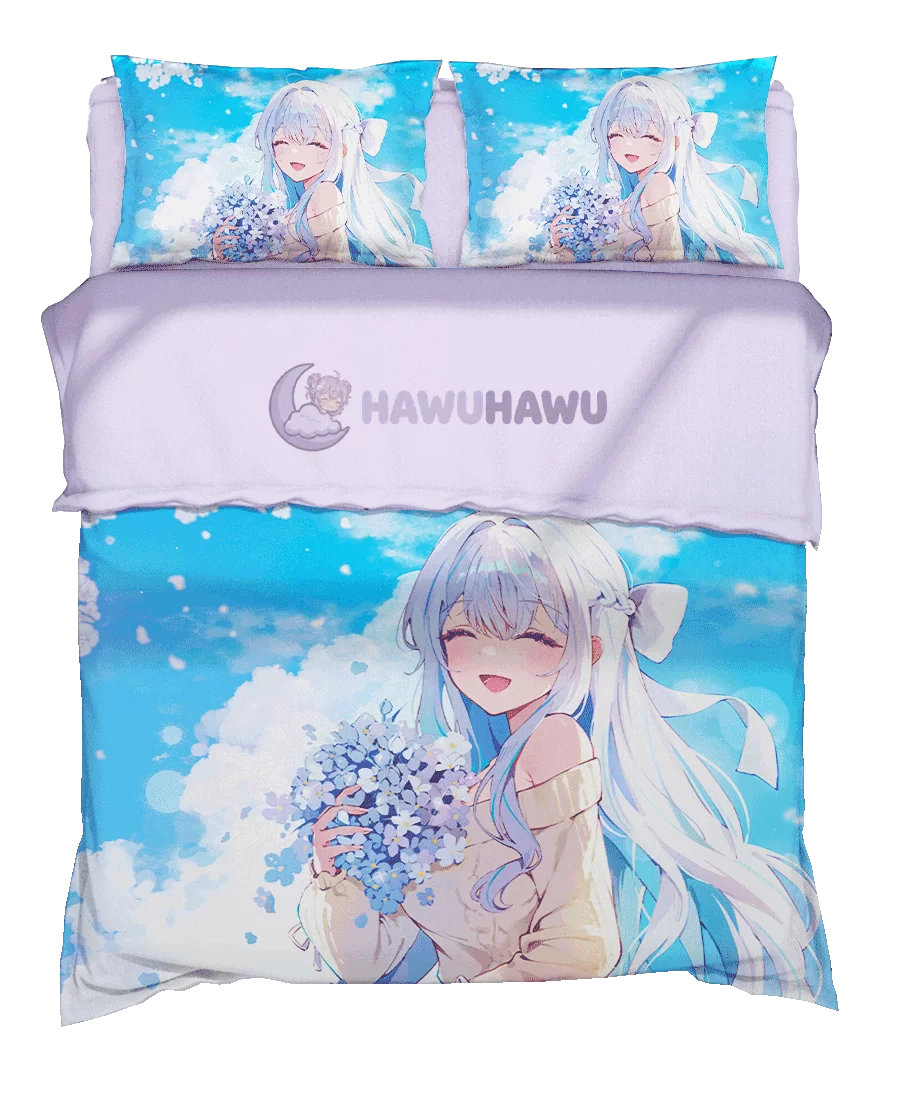 Sweet Girl Bedding Set 4-Piece HD Print - HaWuHaWu